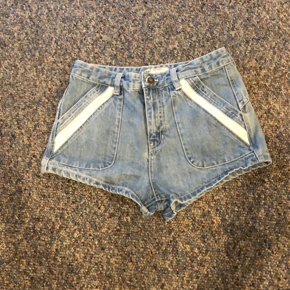 Free People Jean Shorts